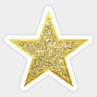 Gold Star Sticker